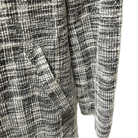 Melloday Textured Tweed Style Open Front Jacket - Picture 7 of 16